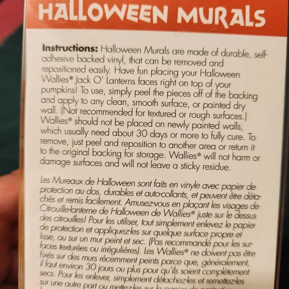 Two Self-Stick Halloween Mural Kits -  NWT - Picture 7 of 7